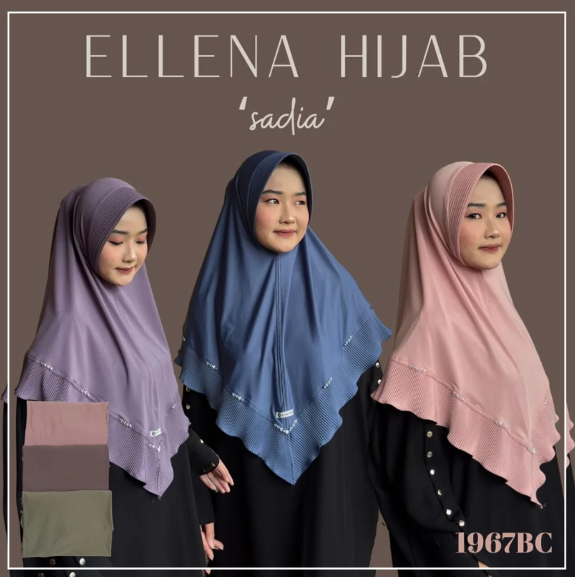 Hijab Bergo - SADIA by Ellena Hijab