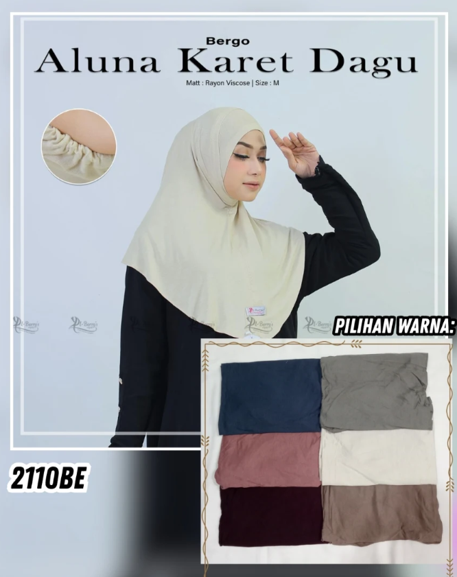 Hijab Bergo - ALUNA by: El-Berry's Hijab