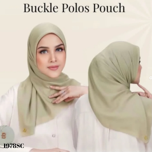 Hijab Segi 4 - BUCKLE POLOS by: BUCKLE SCARF